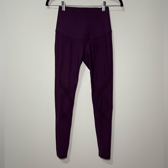 Fanka Deep Purple Reversable body sculpt High Rise Leggings in XS-S - Picture 2 of 12
